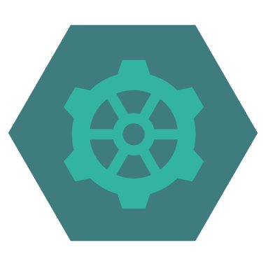 Vites düz vektör piktogram