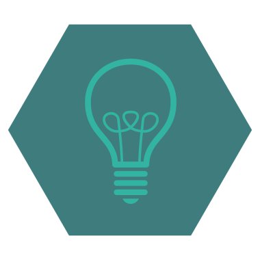 Lamba Ampul Düz Vektör Sembolü