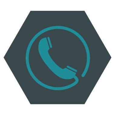 telefon düz vektör simgesi