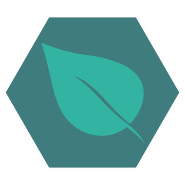 Bitki Yaprağı Düz Vektör Sembolü