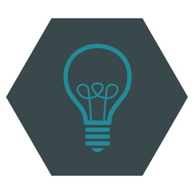 Lamba Ampul Düz Vektör Sembolü