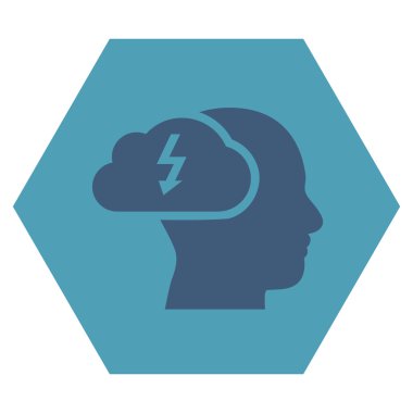 Beyin Fırtınası Düz Vektör Sembolü