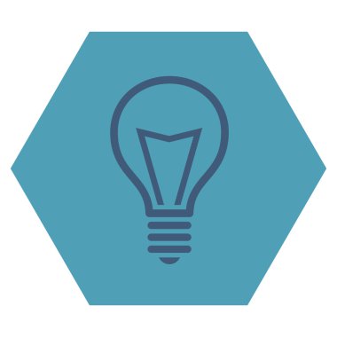 Lamba Ampul Düz Vektör Sembolü