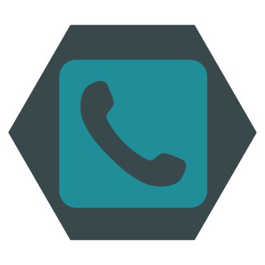 telefon düz vektör simgesi