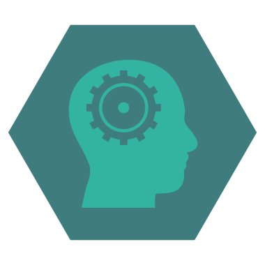 Akıl Düz Vektör Sembolü