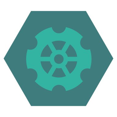 Vites düz vektör piktogram