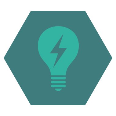 Elektrik Ampul düz vektör sembolü