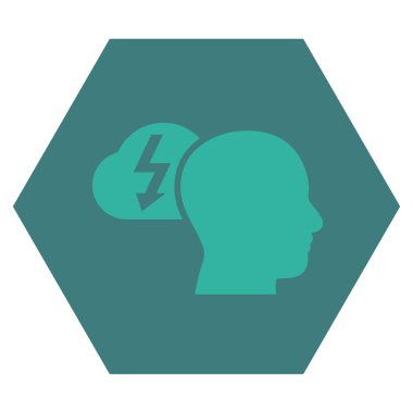 Beyin Fırtınası Düz Vektör Sembolü