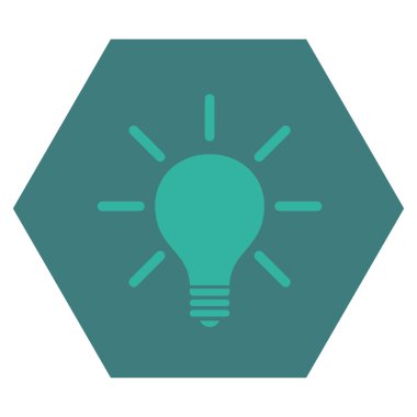 Ampul Düz Vektör Simgesi