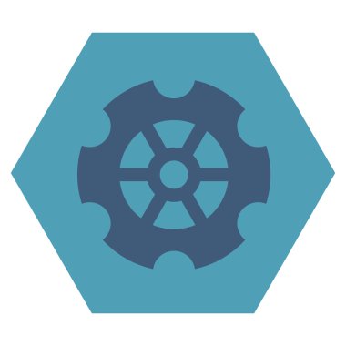 Vites düz vektör piktogram