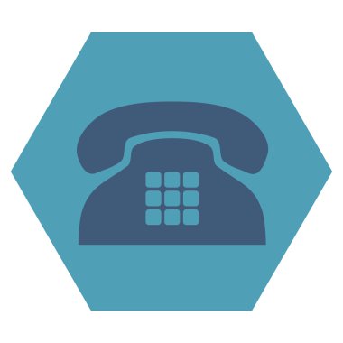 Sesi telefon düz vektör simgesi