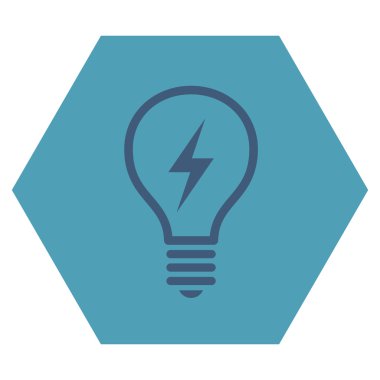 Elektrik Ampul düz vektör sembolü