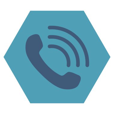 Telefon Çağrısı Düz Vektör Simgesi