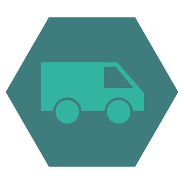 Van Flat Vektör Sembolü