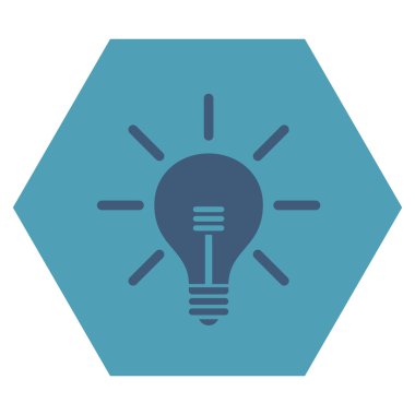 Ampul Düz Vektör Simgesi