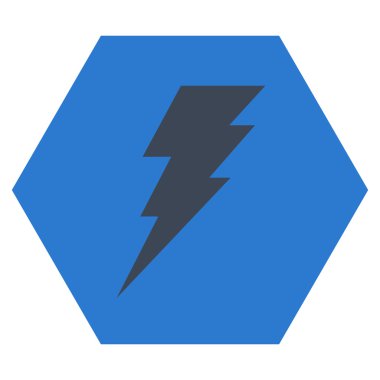 Düz vektör piktogram yürütmek