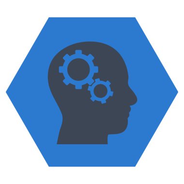 Beyin Dişlileri Düz Vektör Sembolü