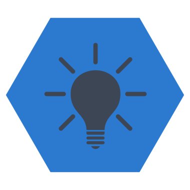 Ampul Düz Vektör Sembolü