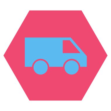 Van Flat Vektör Sembolü