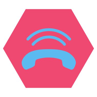 Telefon Zili Düz Vektör Simgesi