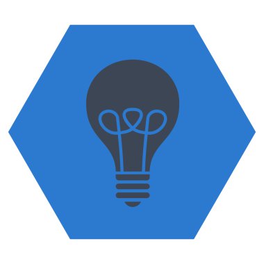 Lamba Ampul Düz Vektör Sembolü