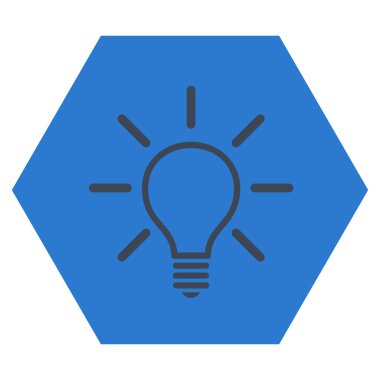 Ampul Düz Vektör Simgesi