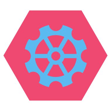 Vites düz vektör piktogram