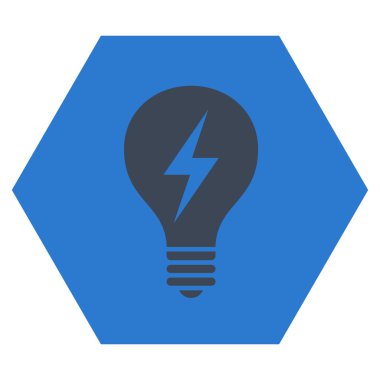 Elektrik Ampul düz vektör sembolü