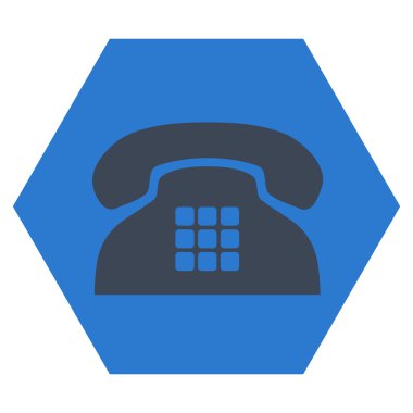 Sesi telefon düz vektör simgesi