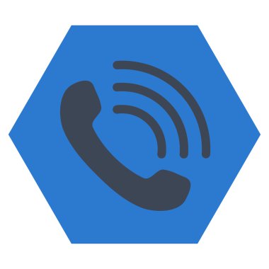 Telefon Görüşmesi Düz Vektör Sembolü