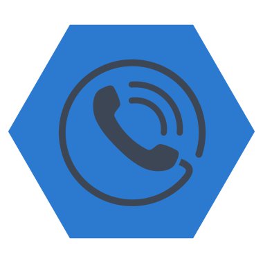 Telefon Çağrısı Düz Vektör Simgesi