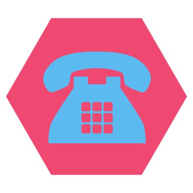 Sesi telefon düz vektör simgesi