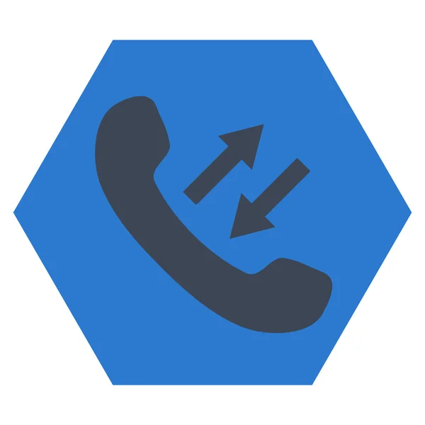 Telefon pratar platt vektor ikon — Stock vektor