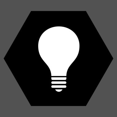 Ampul Düz Vektör Simgesi