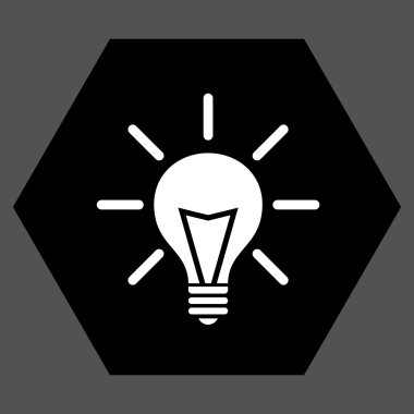 Elektrik Işık Düz Vektör Sembolü