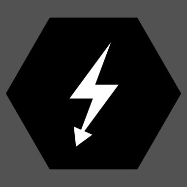 Electric Strike Düz Vektör Simgesi