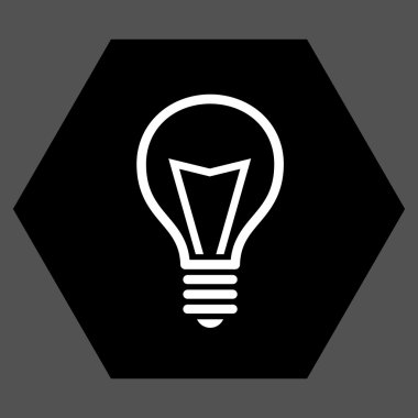 Lamba ampul düz vektör simgesi