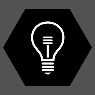 Lamba Ampul Düz Vektör Sembolü