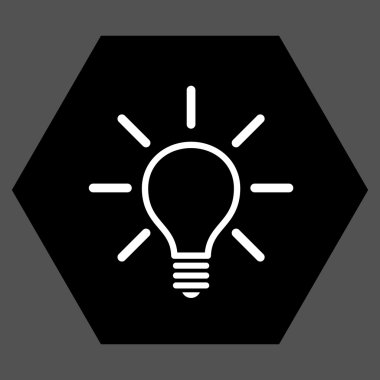 Ampul Düz Vektör Sembolü