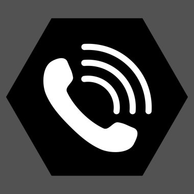 Telefon Görüşmesi Düz Vektör Sembolü