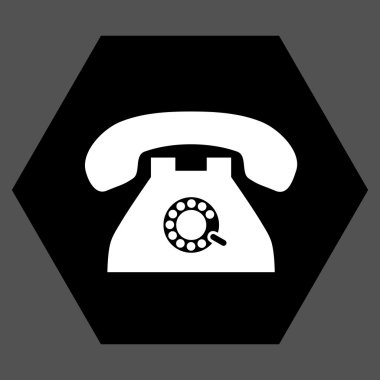 Nabız telefon düz vektör piktogram