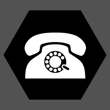 Darbe Telefon Düz Vektör Simgesi