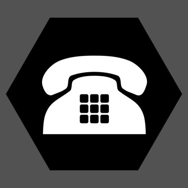 Sesi telefon düz vektör piktogram