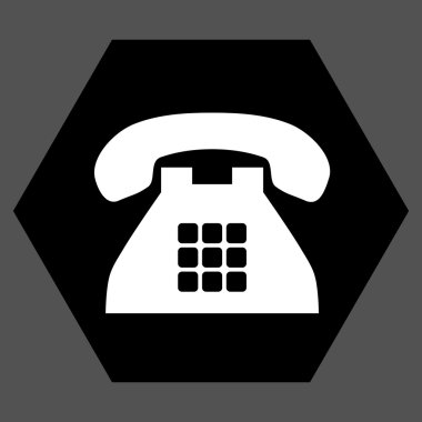 Sesi telefon düz vektör piktogram