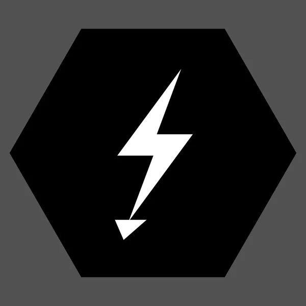 Electric Strike płaski wektor symbol — Wektor stockowy