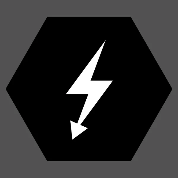 Huelga eléctrica Icono de vector plano — Archivo Imágenes Vectoriales