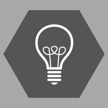 Lamba Ampul Düz Vektör Sembolü