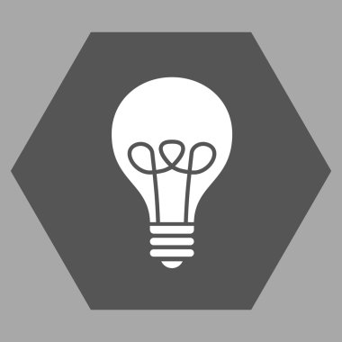 Lamba Ampul Düz Vektör Sembolü