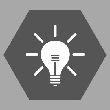 Ampul Düz Vektör Sembolü