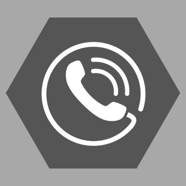 Telefon Görüşmesi Düz Vektör Sembolü